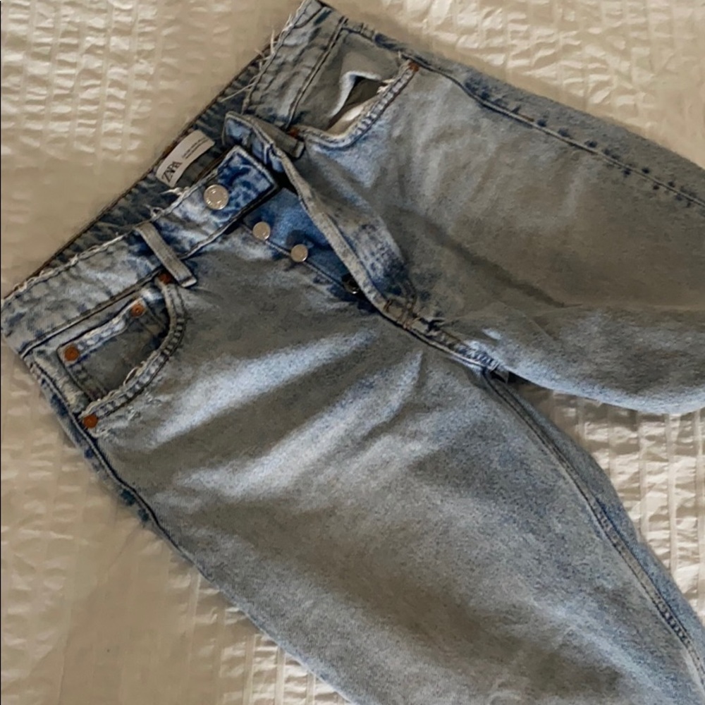 Zara mom jeans